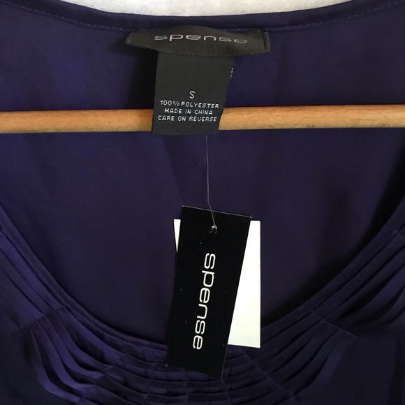 Spense Purple Tank Top - Picture 3 of 4